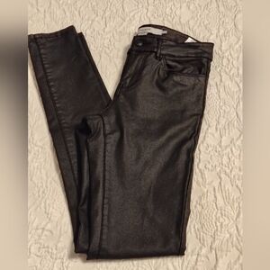 Veto Moda Shiny Black Skinny Jeans
